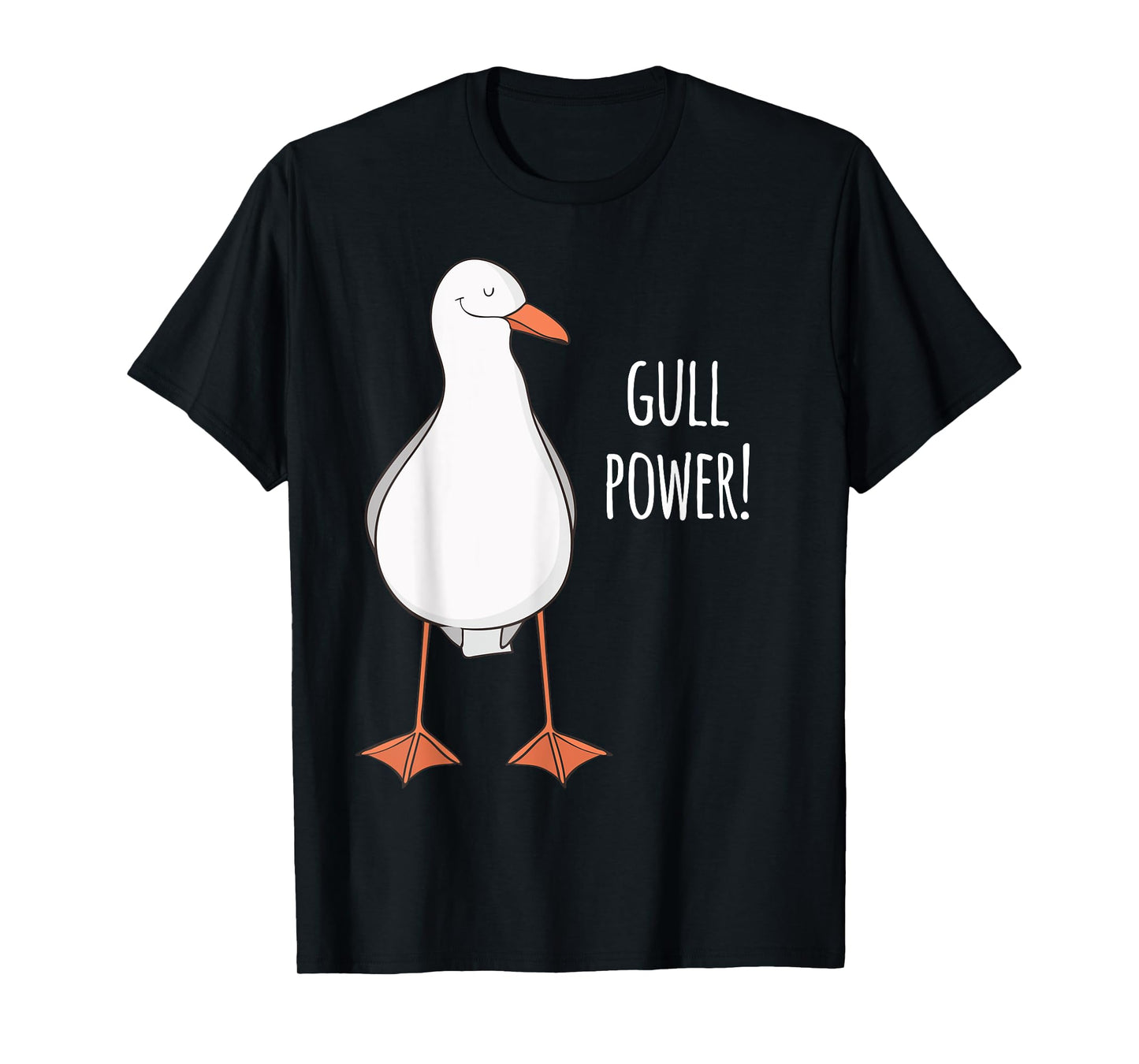 Gull Power Girl Motivational Funny Seagull T Shirt T-Shirt