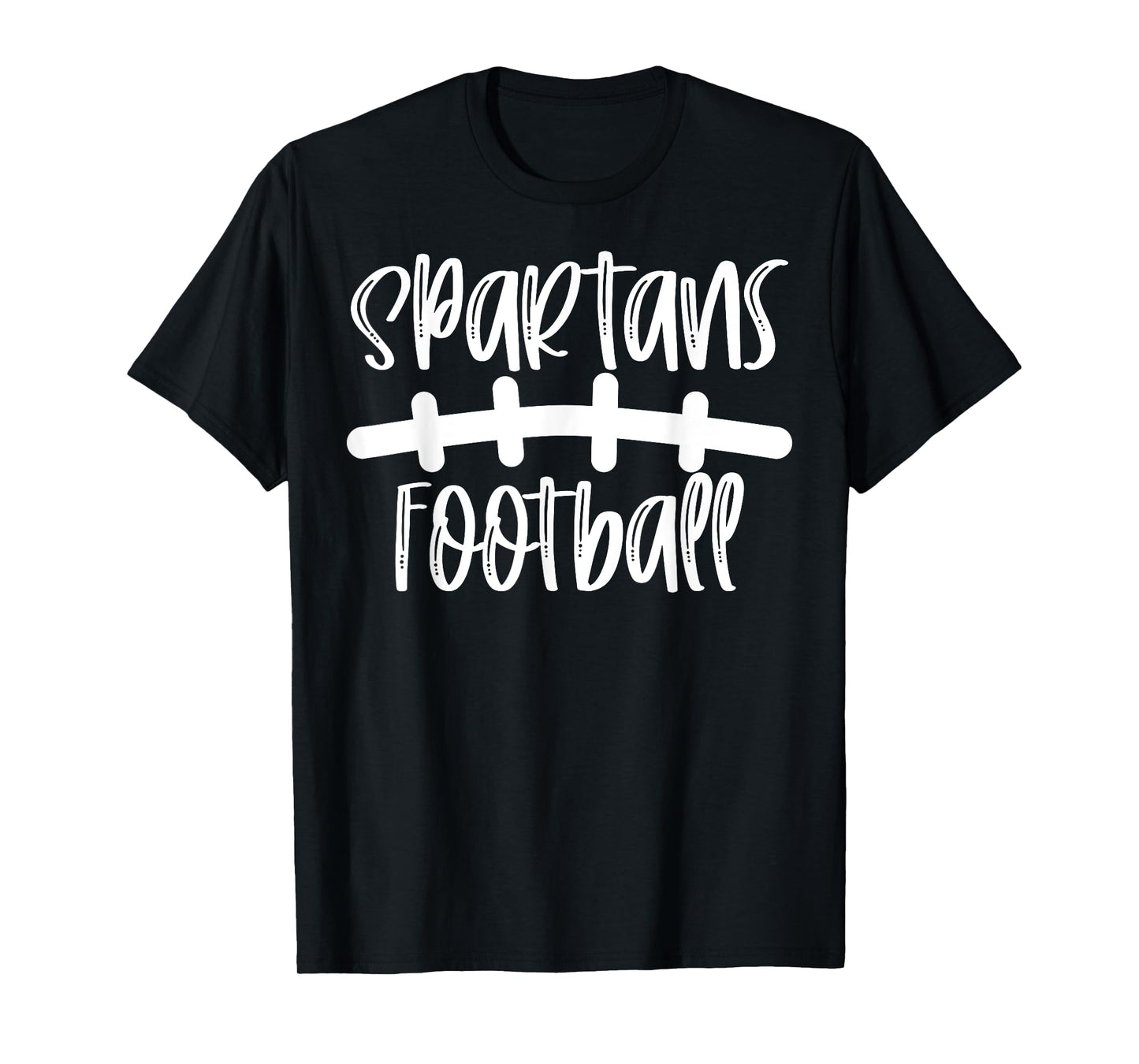 Spartans Football School Spirit Team Mascot Game Night T-Shirt