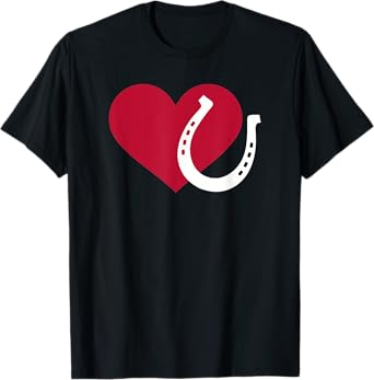 Horseshoe with heart T-Shirt