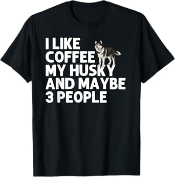 Husky Design For Men Women Siberian Husky Dog Husky Lover T-Shirt
