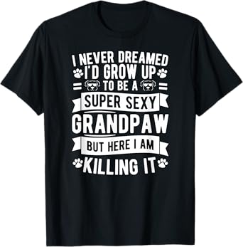 To Be A Grandpaw Grandpa Dog Grandpaw T-Shirt for Men