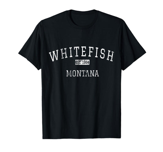 Whitefish Montana MT Vintage T-Shirt