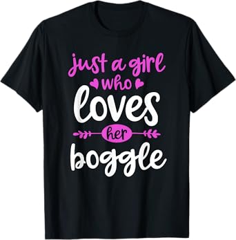 Just a Girl Who Lovers Her Boggle T-Shirt