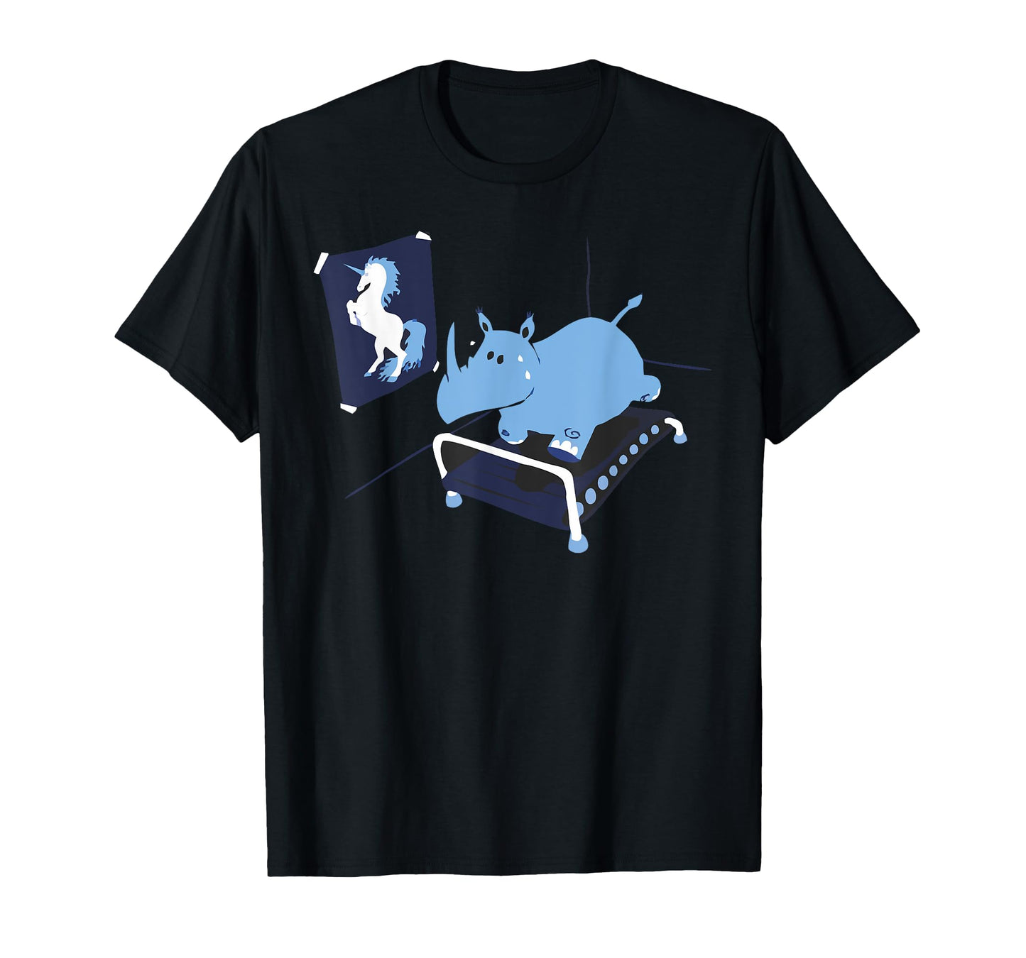 Rhino = Fat Unicorn T-Shirt - Popular Adult Humor T-Shirts T-Shirt