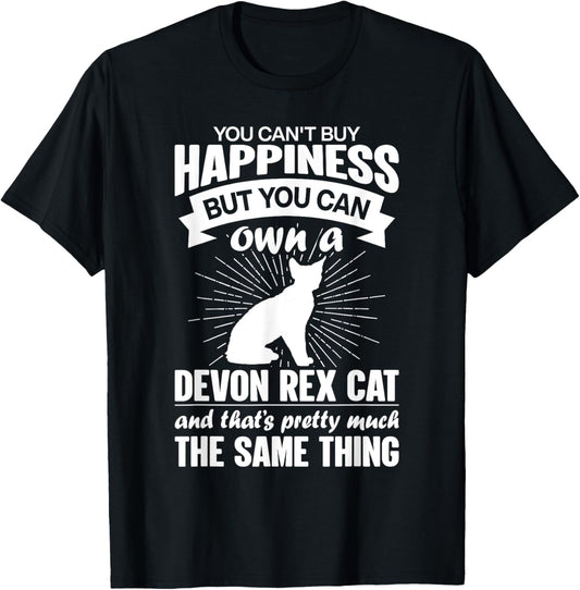Can't Buy Happiness But Can Buy A Devon Rex Cat T-Shirt