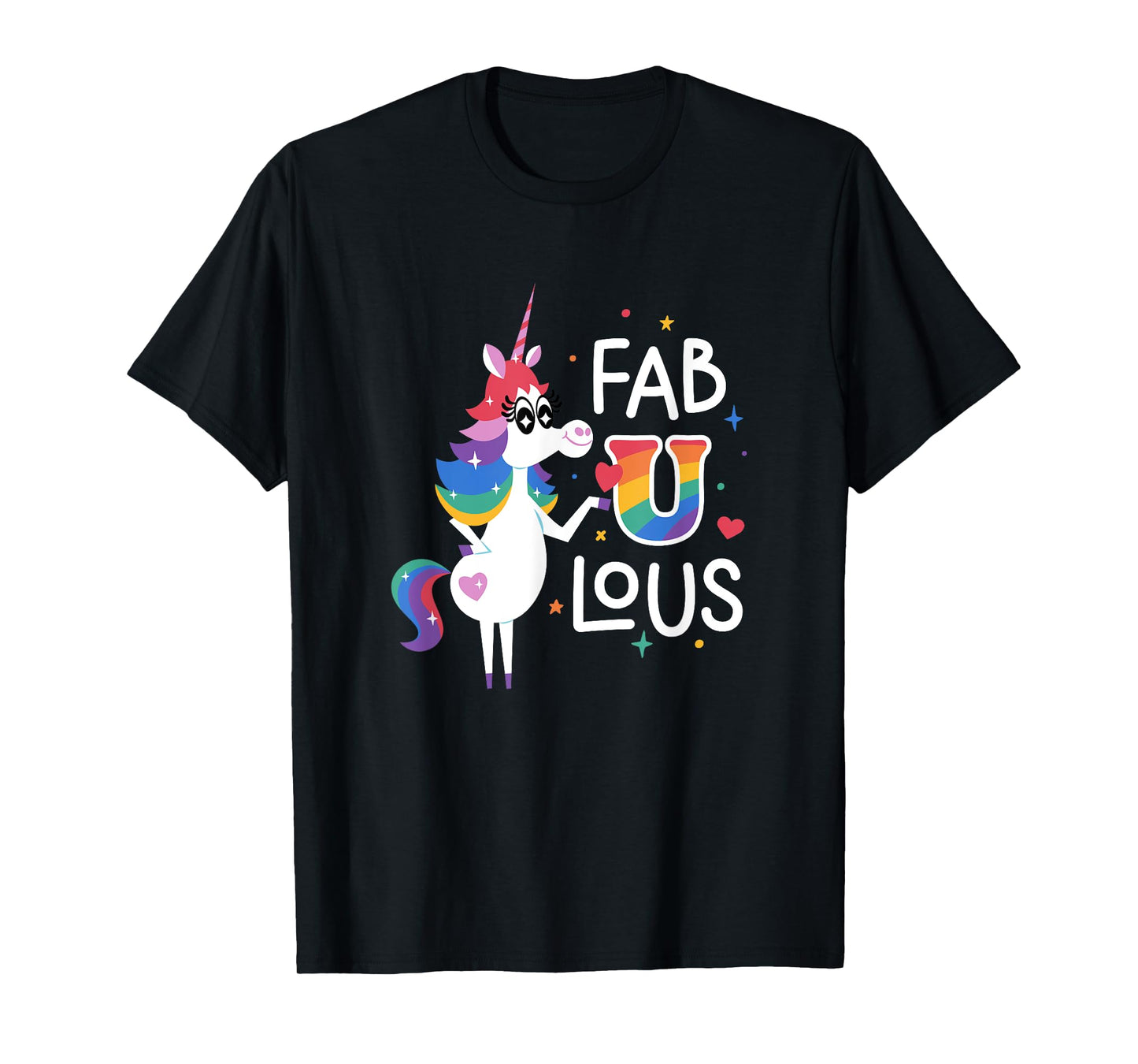 Disney Pixar Inside Out Rainbow Unicorn Fabulous T-Shirt