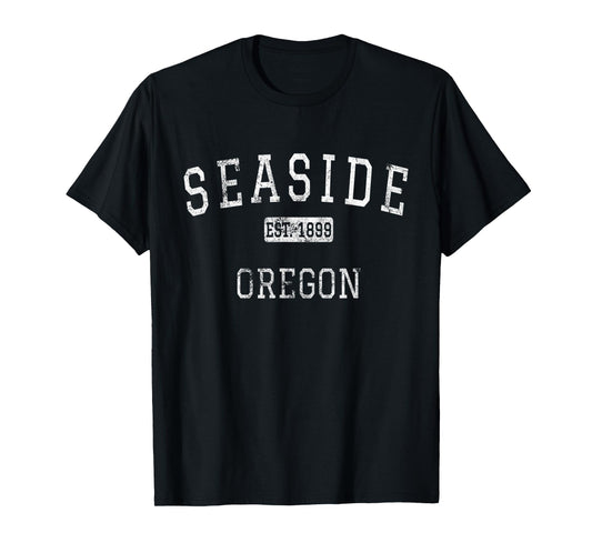 Seaside Oregon OR Vintage T-Shirt