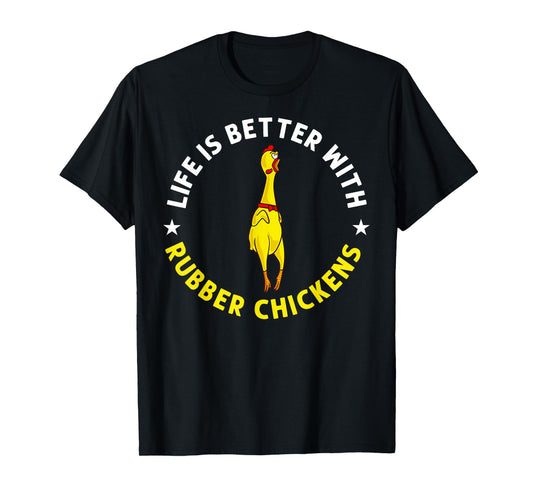 Rubber Chicken Game Funny Animals Toy T-Shirt