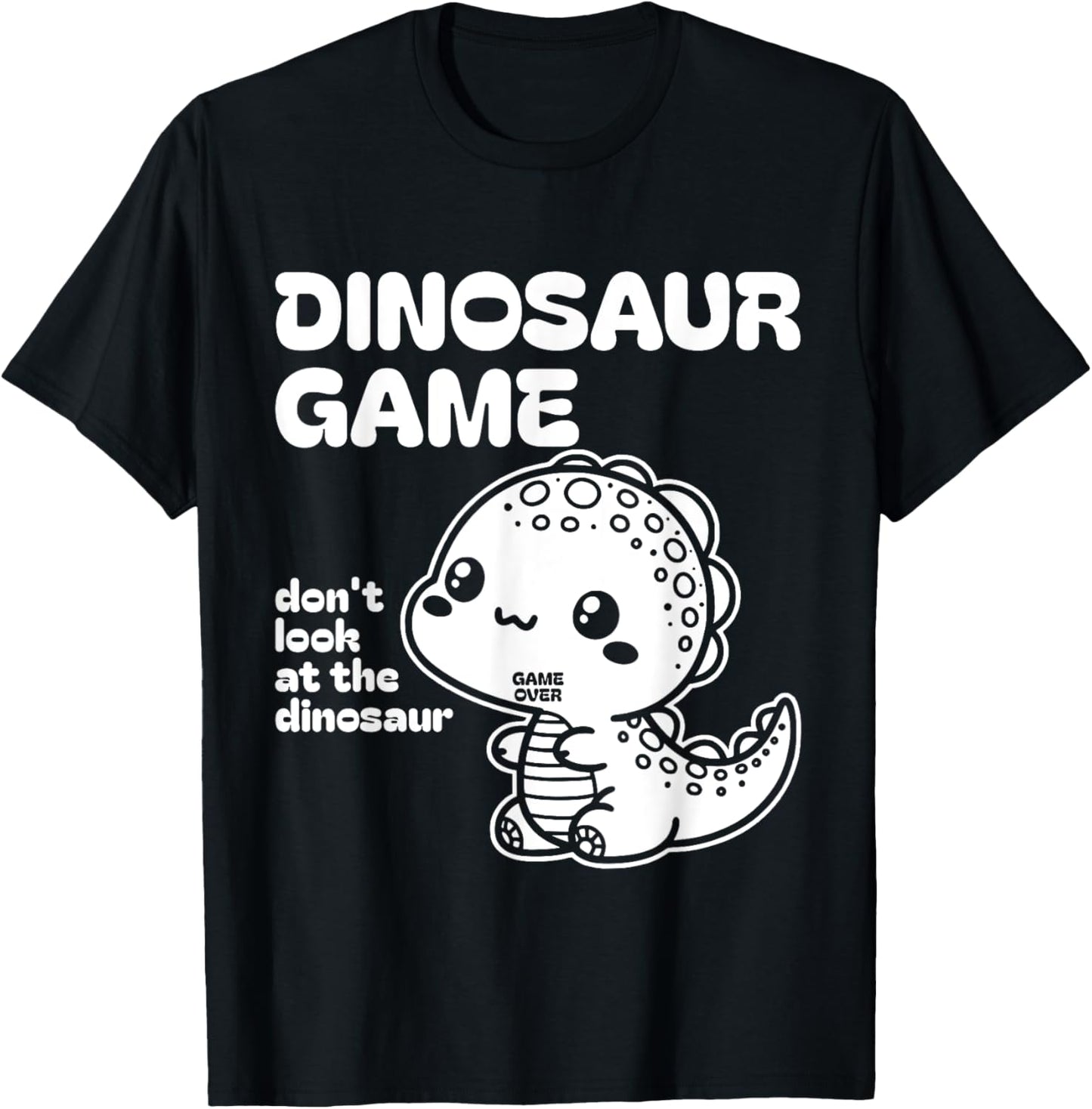 Cute Dinosaur Game Girls Women Kids Funny Kawaii Stuff T-Shirt