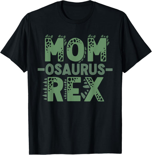 Momsaurus T rex Dinosaur Funny Mom Saurus Matching Family T-Shirt