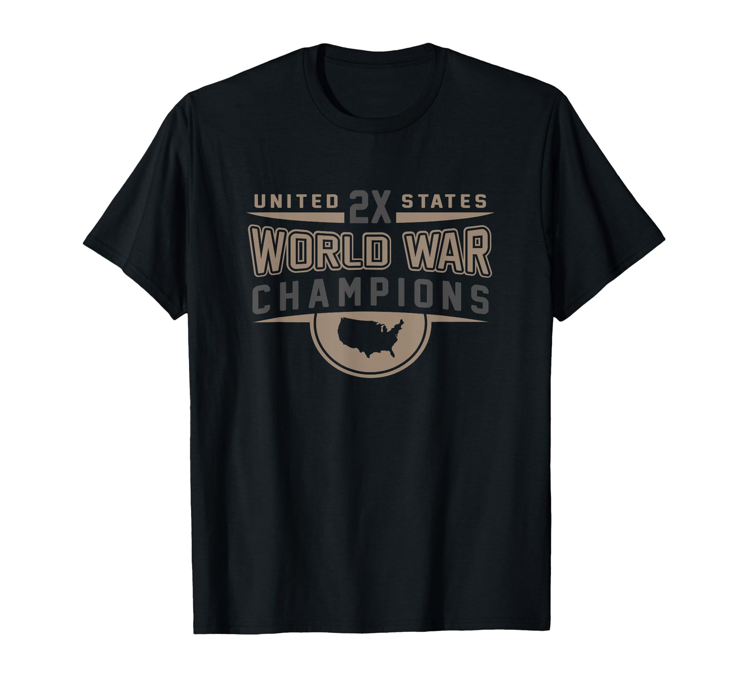 World War Champions Novelty T-Shirt Championship Winners USA T-Shirt