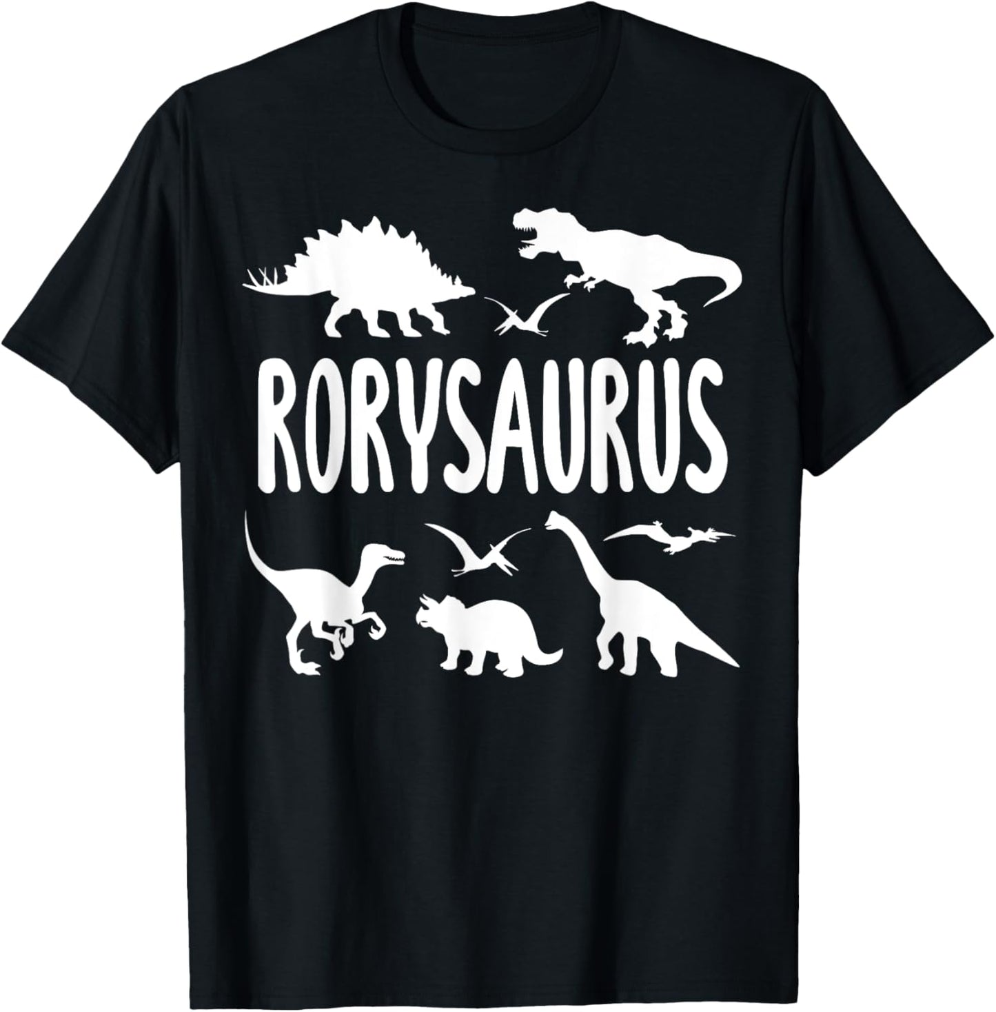 Dinosaur T Rex Rory Rorysaurus Boys Dino Name T-Shirt