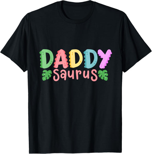Daddy Saurus Kids Dinosaur Birthday Party Family Matching T-Shirt