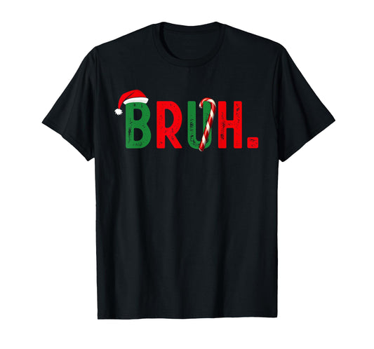 Family Candy Bruh Funny Christmas Boys Kids Xmas Pajamas T-Shirt