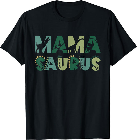 Mama Saurus Matching Family Birthday Dinosaur Men Women Kids T-Shirt