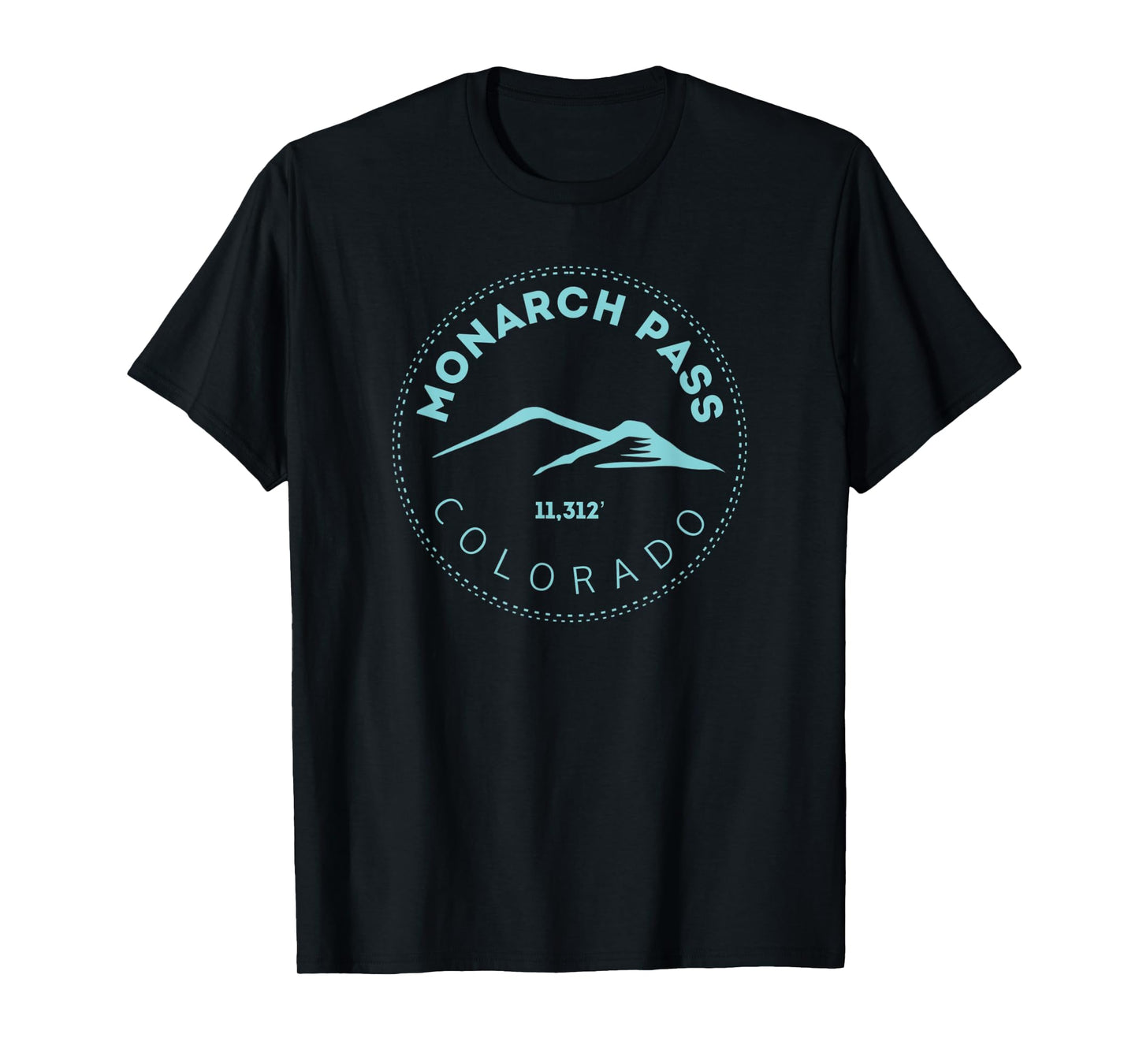 Monarch Pass Colorado Blue Bird Day - Elevated Mountain Pass T-Shirt