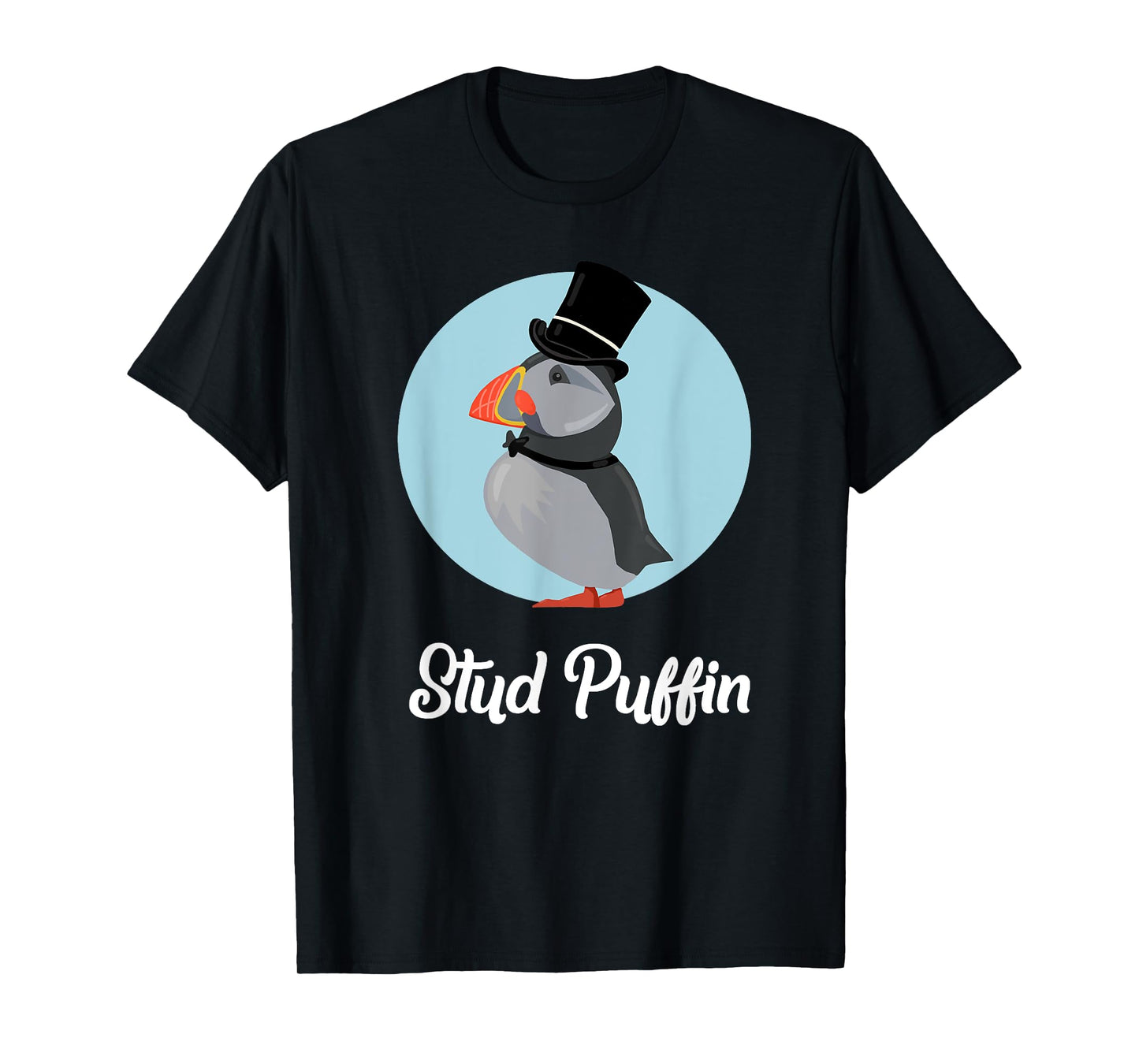 Stud Puffin T-Shirt Seabird Lover Stud Muffin Gift Tee T-Shirt