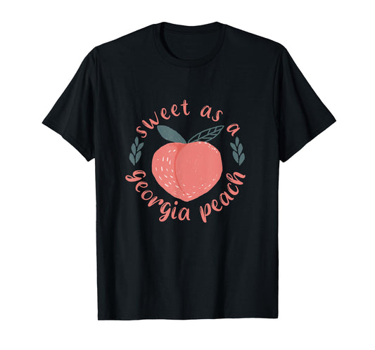 Funny Sweet As Georgia Peach T-Shirt