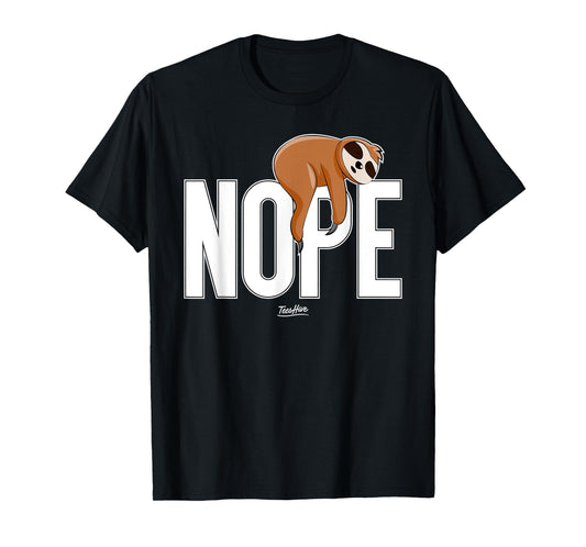 Men Nope Sloth T-Shirt