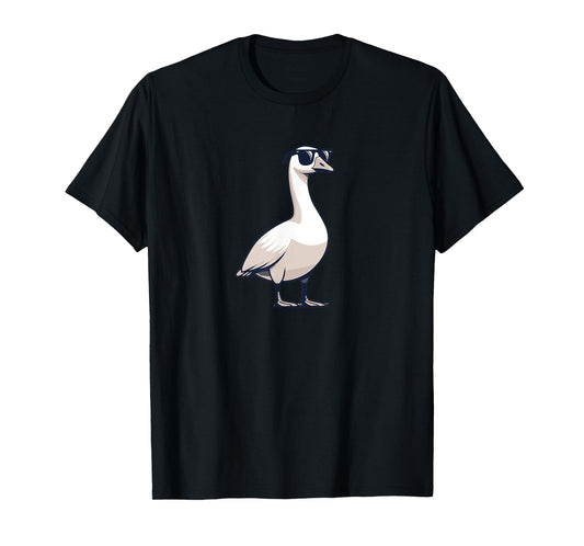 Goose With Sunglasses - Funny Bird Lake Pond Geese T-Shirt