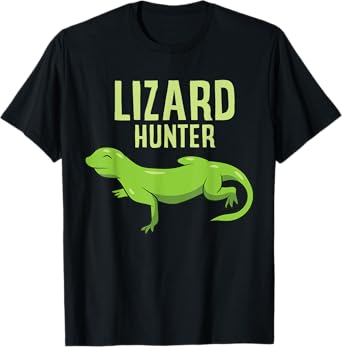 Funny Lizard Catcher Lizard Hunter T-Shirt
