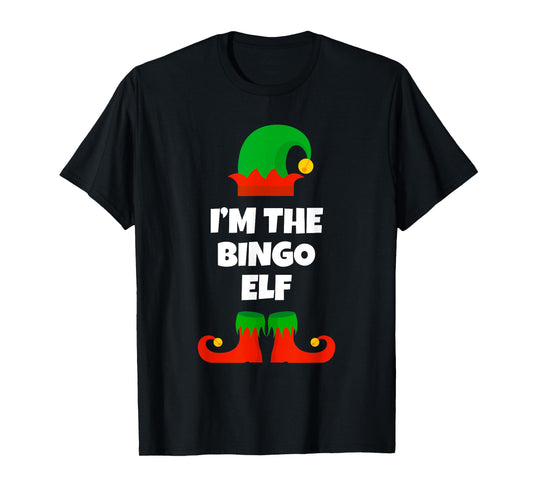 I'm The Bingo Elf Family Pajama Christmas Funny T-Shirt