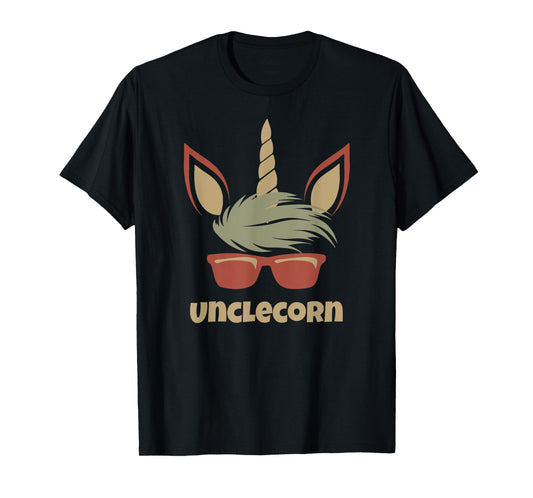 Unclecorn Vintage Unicorn Uncle Funny Gift T-Shirt