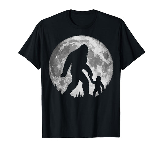 Bigfoot Son Father's Day Matching T-Shirt