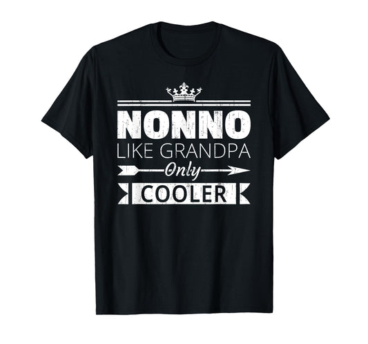 Nonno Cooler Funny Grandpa Father's Day Quote Vintage T-Shirt