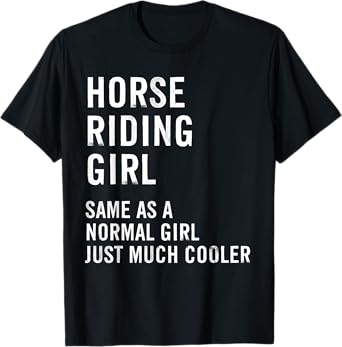 Horse Riding Girl Definition Funny T-Shirt