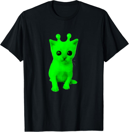 Gnarp Cat Silly Alien Cat Meme brainrot meme funny silly cat T-Shirt