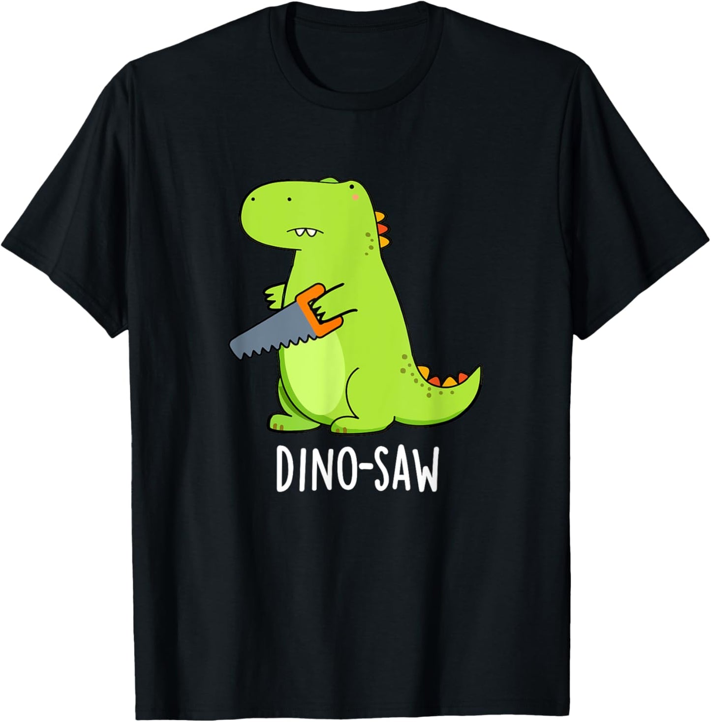 Dino-saw Funny Dinosaur Pun T-Shirt