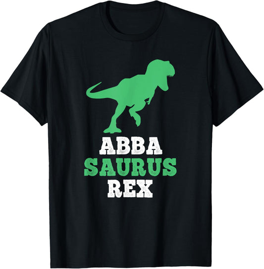 Abba-Saurus Rex Dino Dinosaur AbbaSaurus Funny T-Shirt