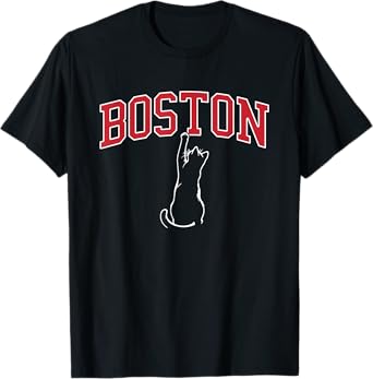 Funny Boston Cat Shirt | Funny Boston Shirt | Boston Kitten T-Shirt for Men Women Girls Kids