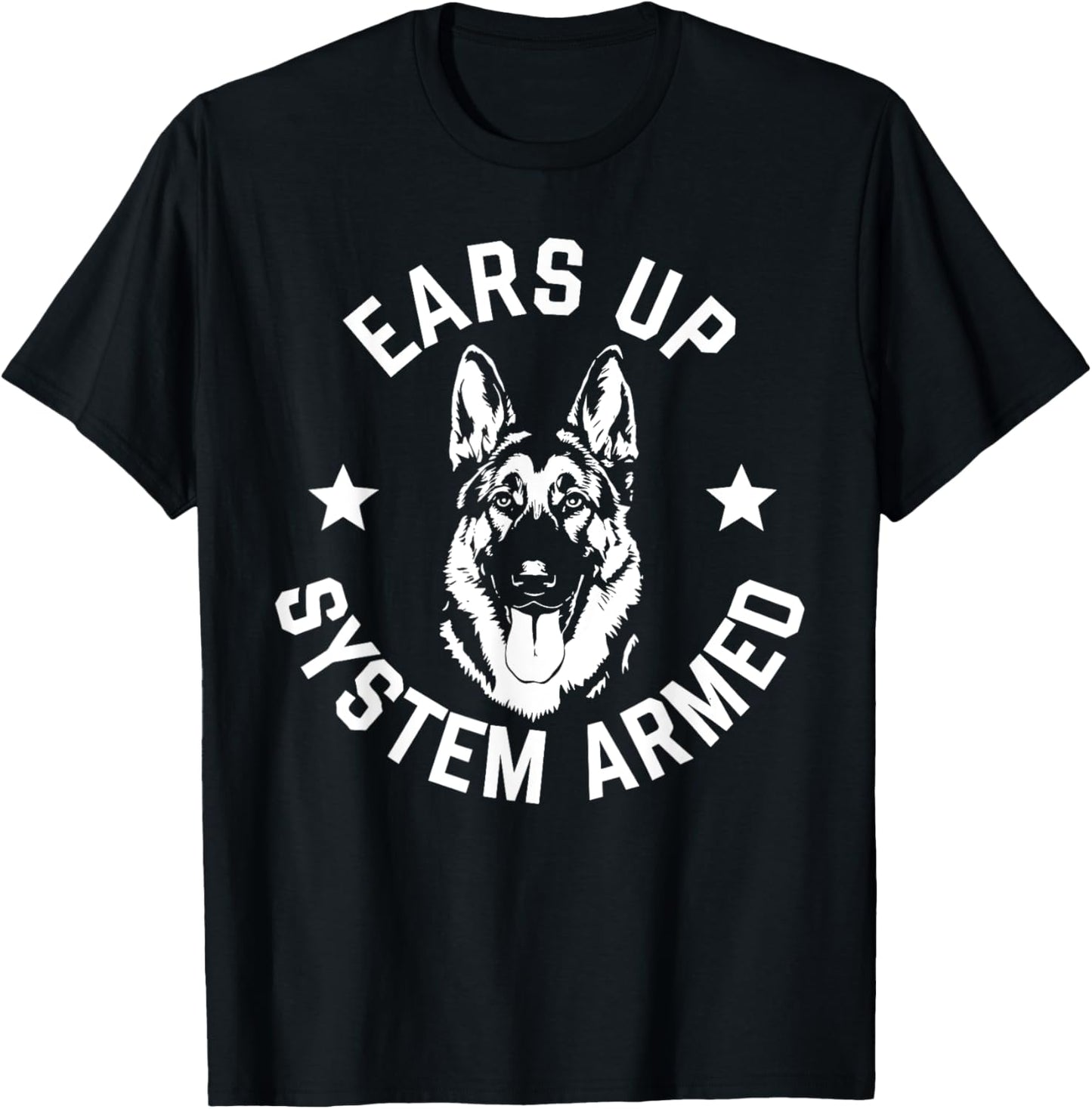 German Shepherd Art For Men Women German Shepherd Dog Lover T-Shirt