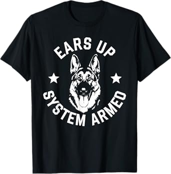 German Shepherd Art For Men Women German Shepherd Dog Lover T-Shirt