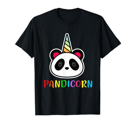 Cute Panda Unicorn Pandicorn Birthday Panda T-Shirt
