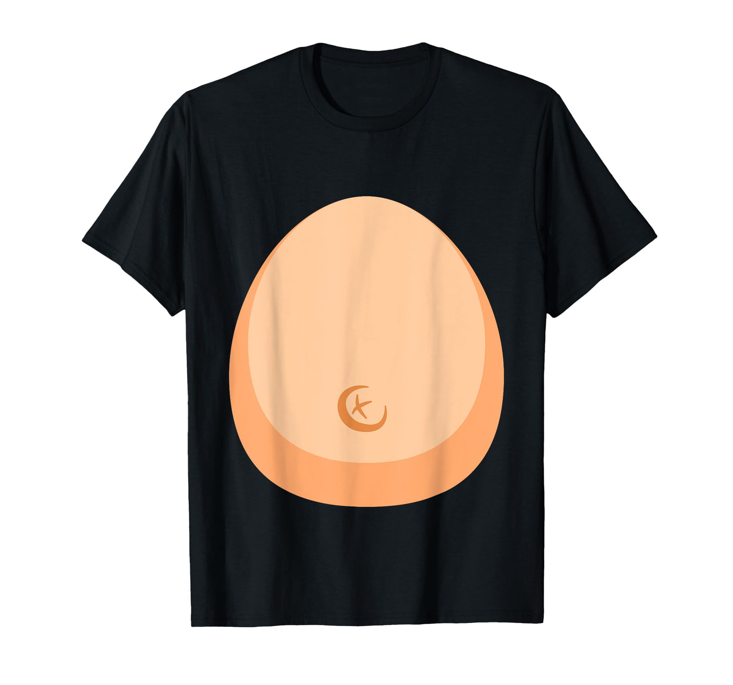 Funny lazy DIY monkey belly costume for halloween party T-Shirt