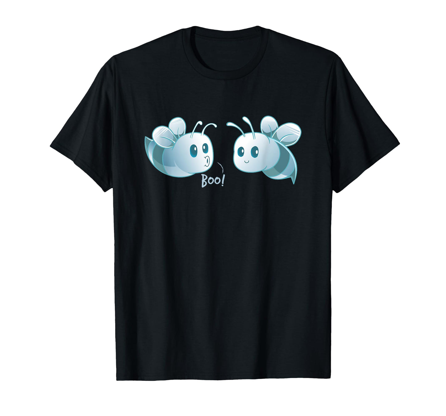 Boo Bees Halloween Ghost Bee Here for the Boos Funny Ghosts T-Shirt