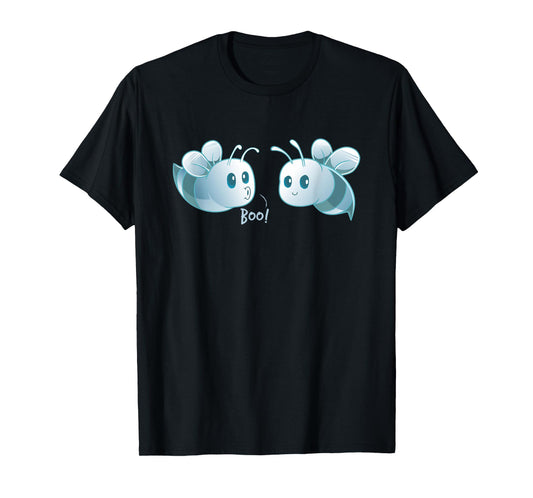 Boo Bees Halloween Ghost Bee Here for the Boos Funny Ghosts T-Shirt