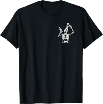 Death To My Twenties 30th Birthday Skeleton Dirty In Thirty T-Shirt