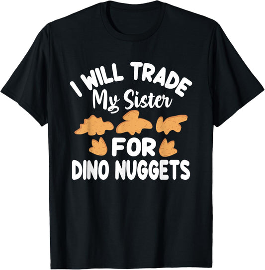 Dinosaur Chicken Nugget Plush Dino Chicken Nugget Lover T-Shirt