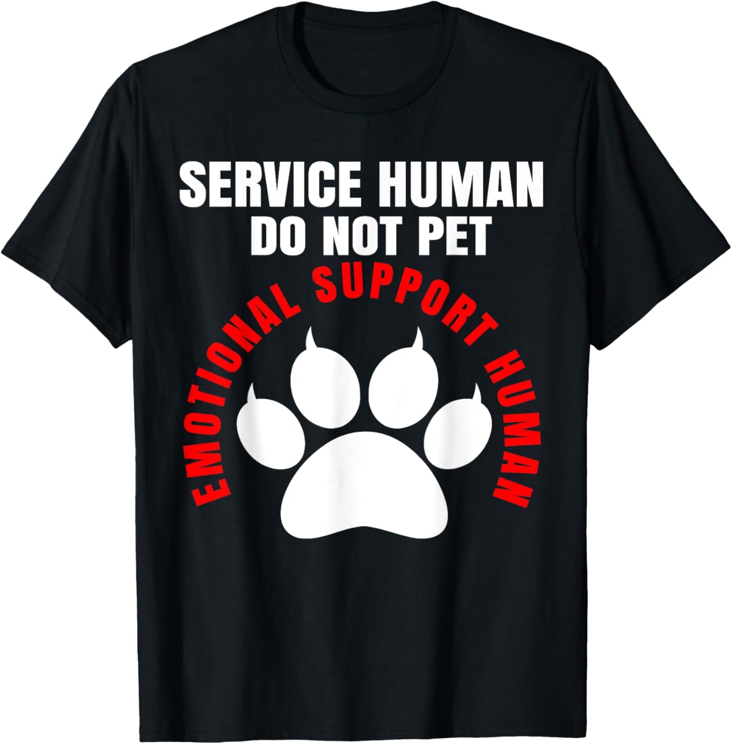 Service Human Do Not Pet Funny Dog Lover Vintage T-Shirt