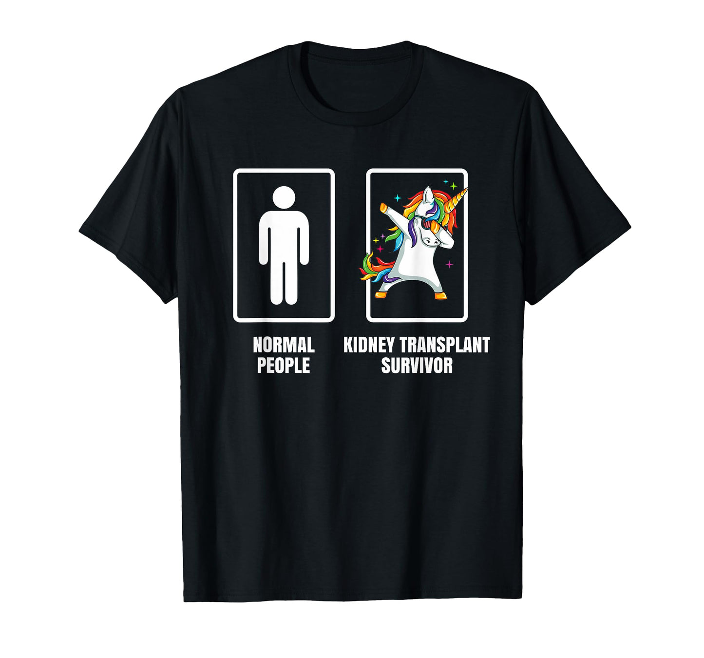 Dabbing Unicorn Kidney Transplant Survivor Organ Recipient T-Shirt