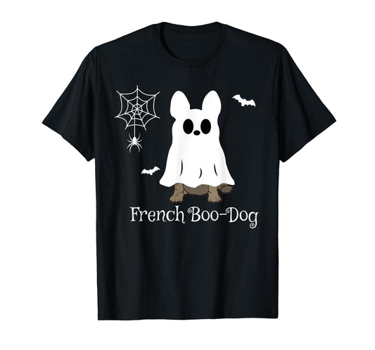 French Bulldog Halloween French Boo-Dog Dog Gift T-Shirt for Men Women Kids