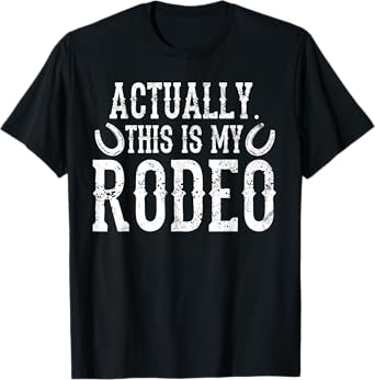 Rodeo T-Shirt Cowboy Tshirt Horse Bull Riding Tee Gift T-Shirt