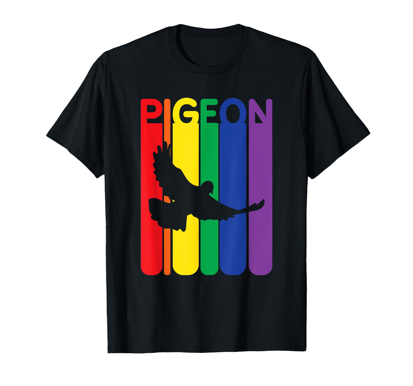 Pigeon Enthusiast Colorful Bird Lover Gift T-Shirt