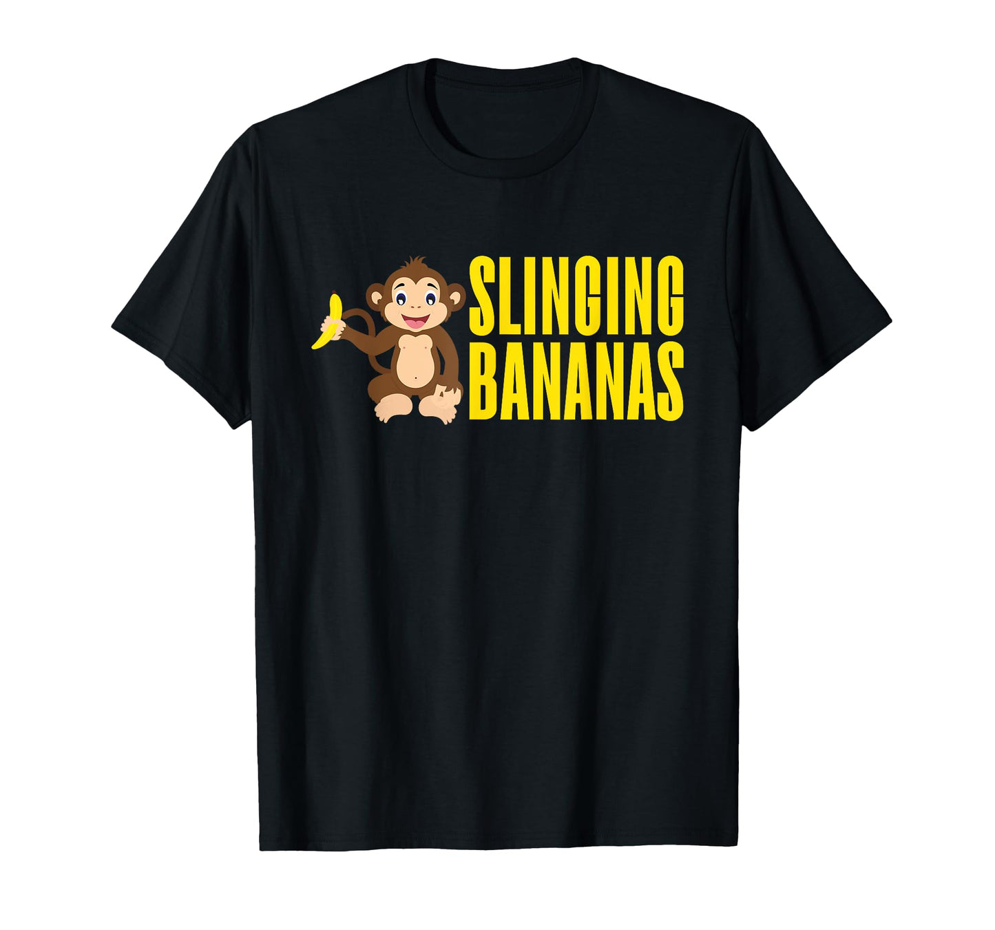Slinging Bananas Monkey T-Shirt