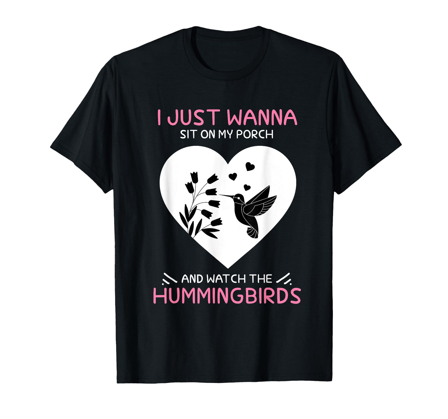 I Just Wanna Sit On My Porch The Bee Hummingbird Lovers T-Shirt