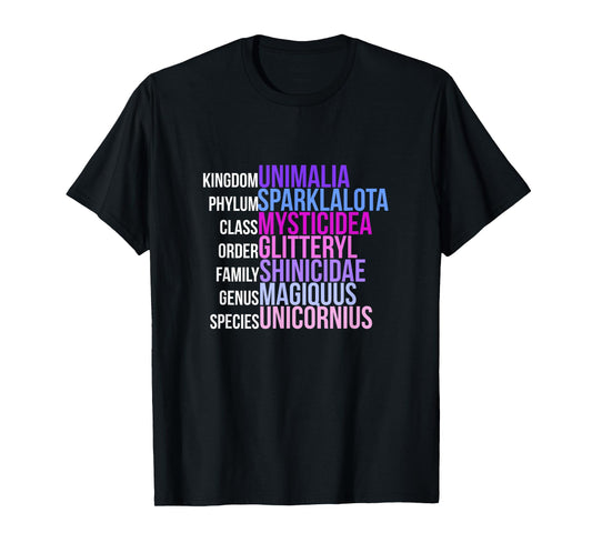 Unicorn Science Tshirt - Magical Mystic Unicorn Biology Tee T-Shirt